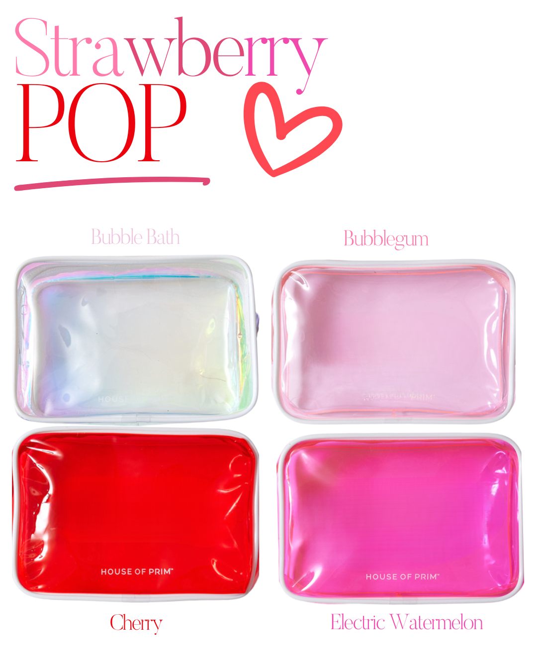 The Tall Dream Tote / Stawberry Pop