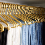 Aluminum Open Pant Hanger | Matte Gold
