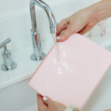 Medium Silicone Pouch in Pink