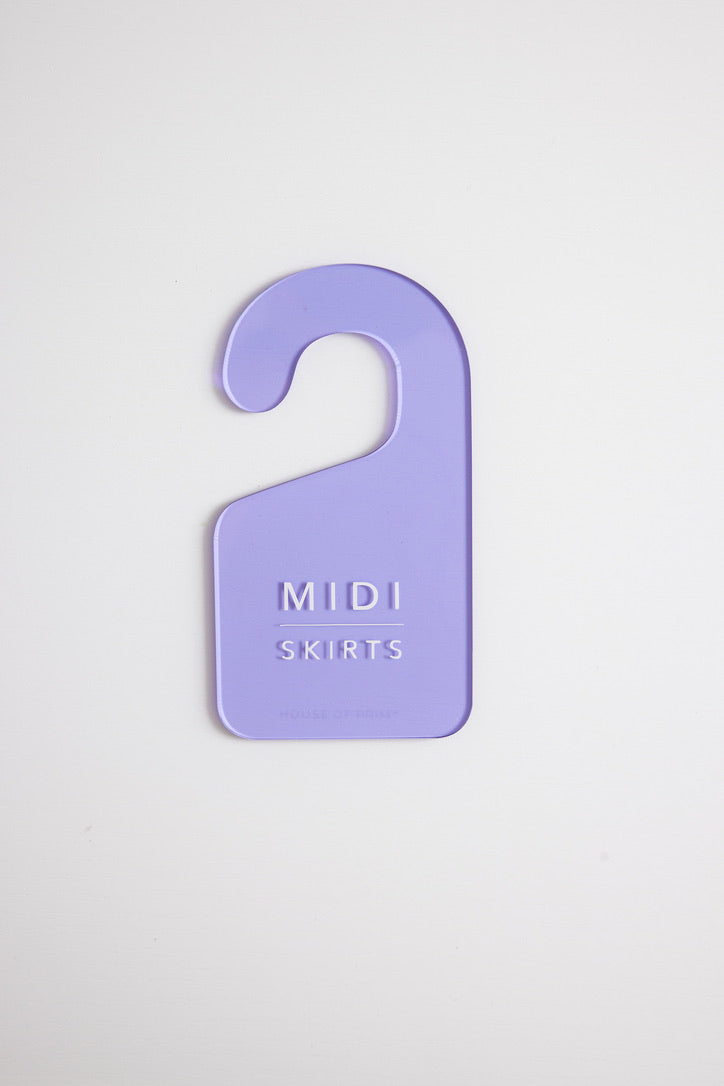 Hanging Rod Divider and Lavender Hanging Rod Divider
