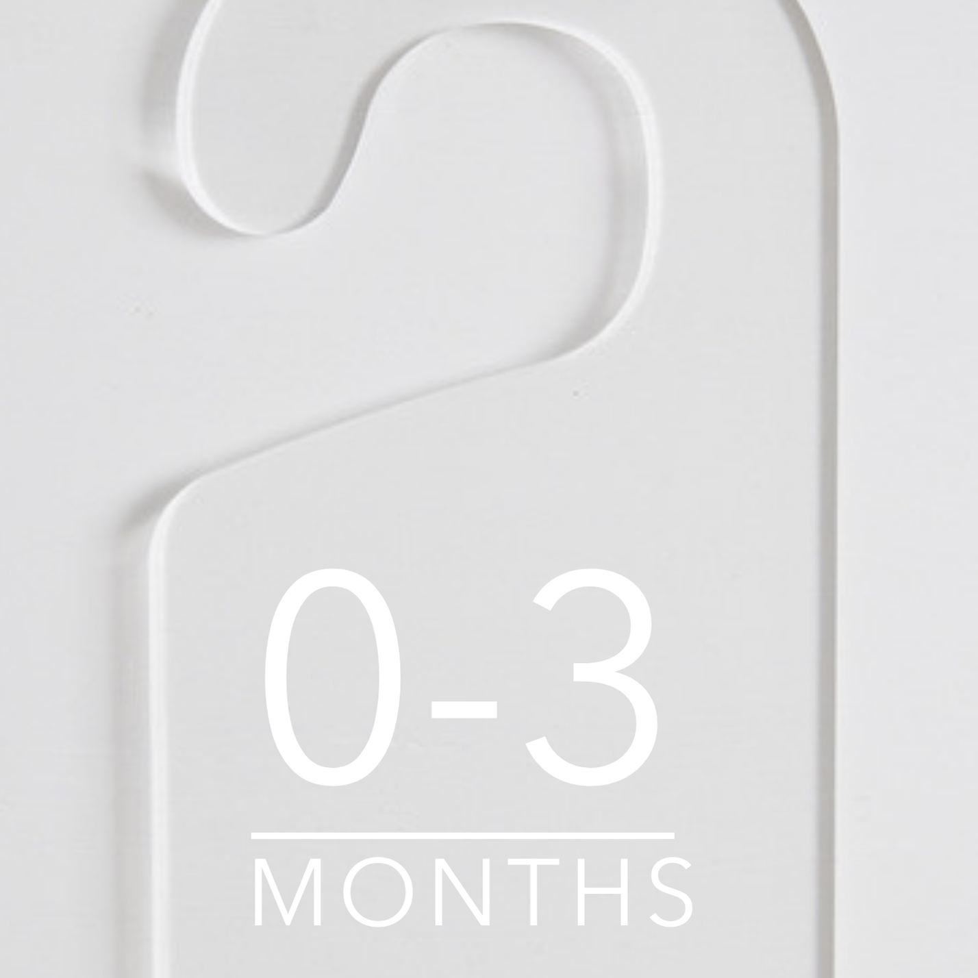 Baby Size Hanging Dividers | NURSERY LABELS