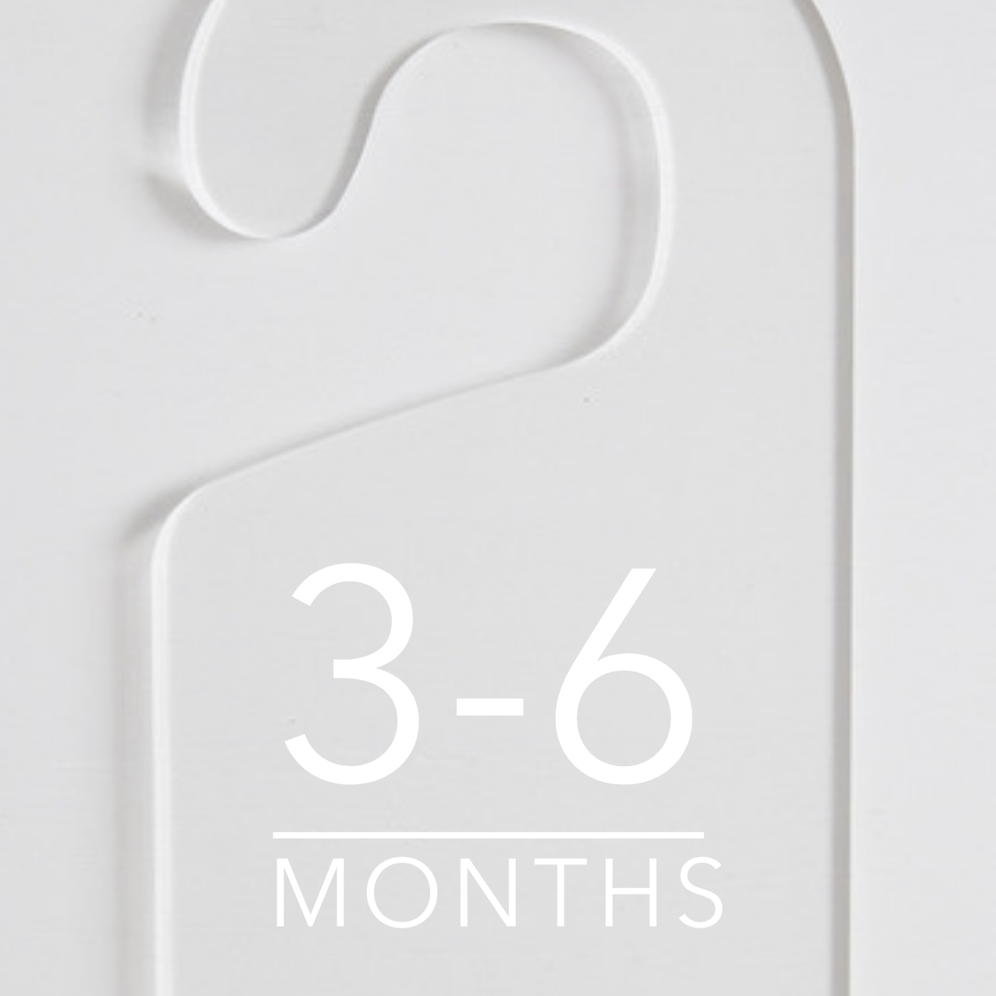 Baby Size Hanging Dividers | NURSERY LABELS