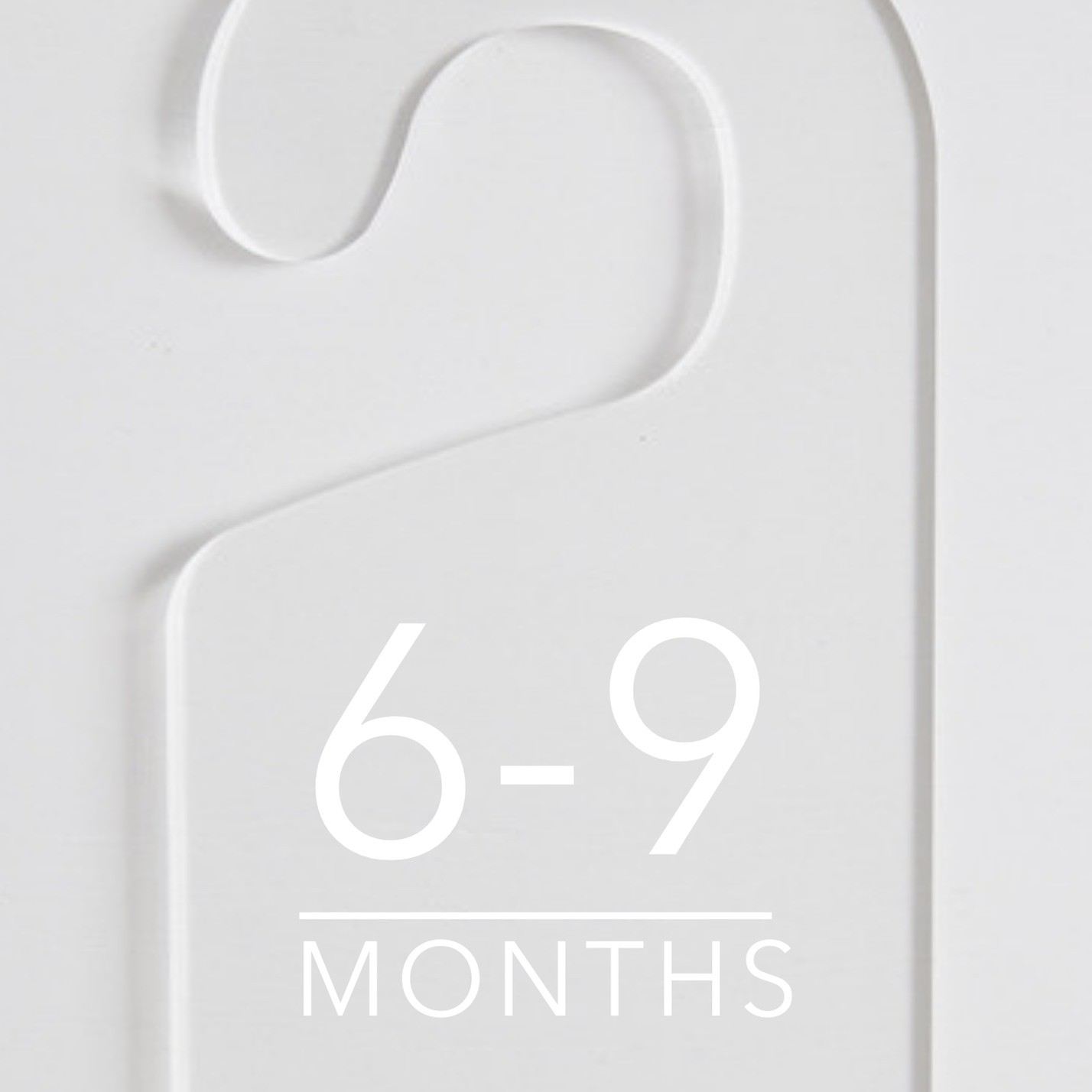 Baby Size Hanging Dividers | NURSERY LABELS