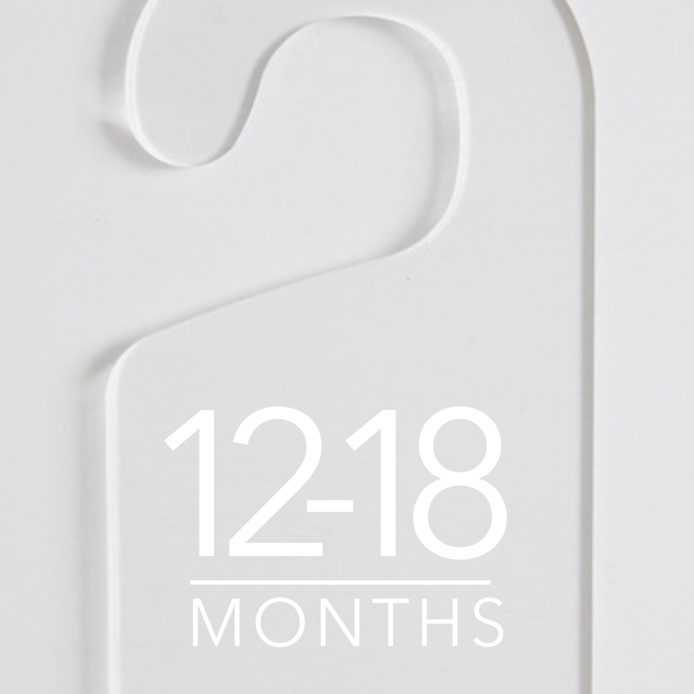 Baby Size Hanging Dividers | NURSERY LABELS