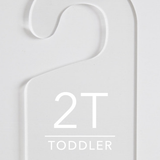 Baby Size Hanging Dividers | NURSERY LABELS