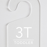 Baby Size Hanging Dividers | NURSERY LABELS
