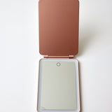 Travel Mirror in Rose Gold