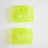 Color Acrylic Bin Clips
