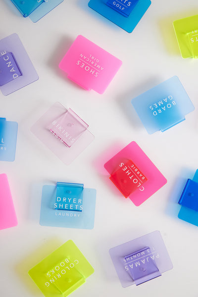 Closets | Color Bin Clips