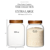 Glass Pantry Canisters | WIDE COLLECTION