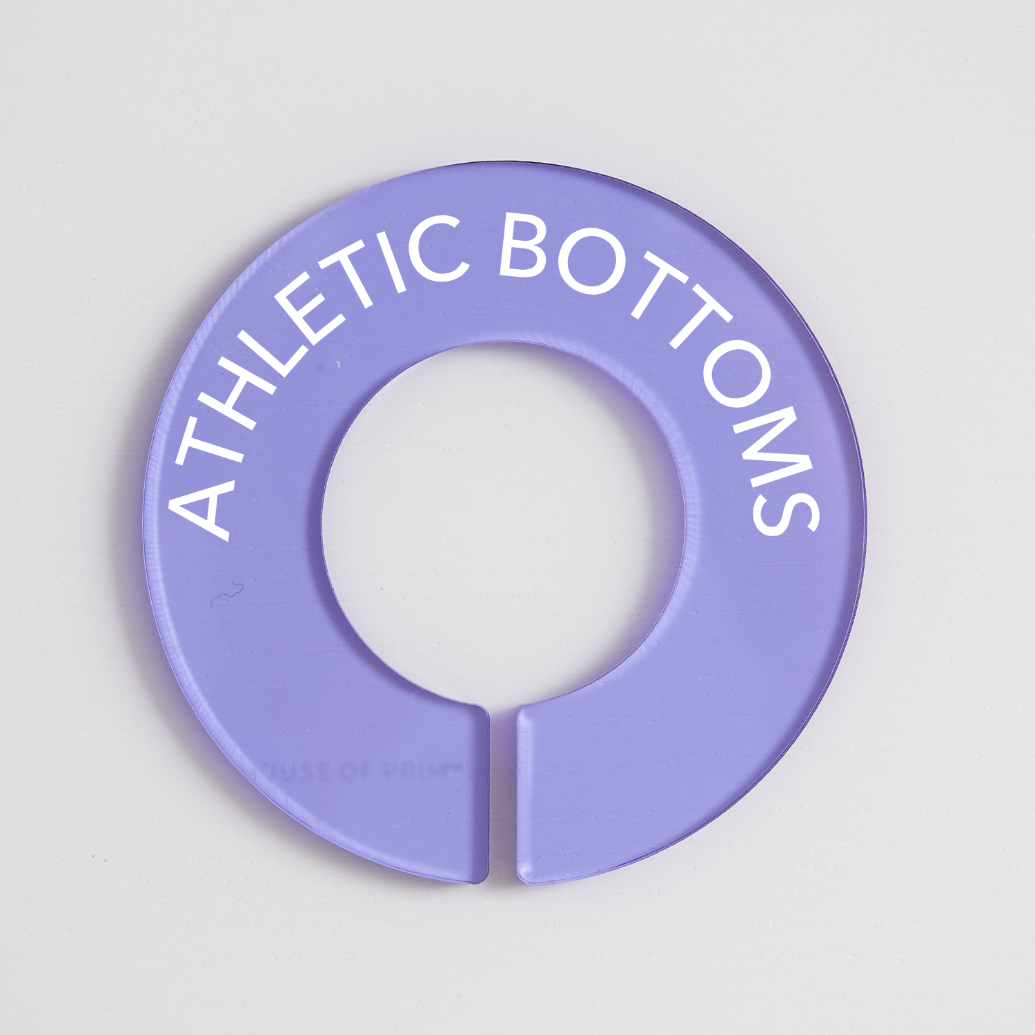 Lounge & Activewear | Circular Divider + Label