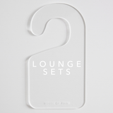 Lounge & Activewear | Hanging Divider + Label