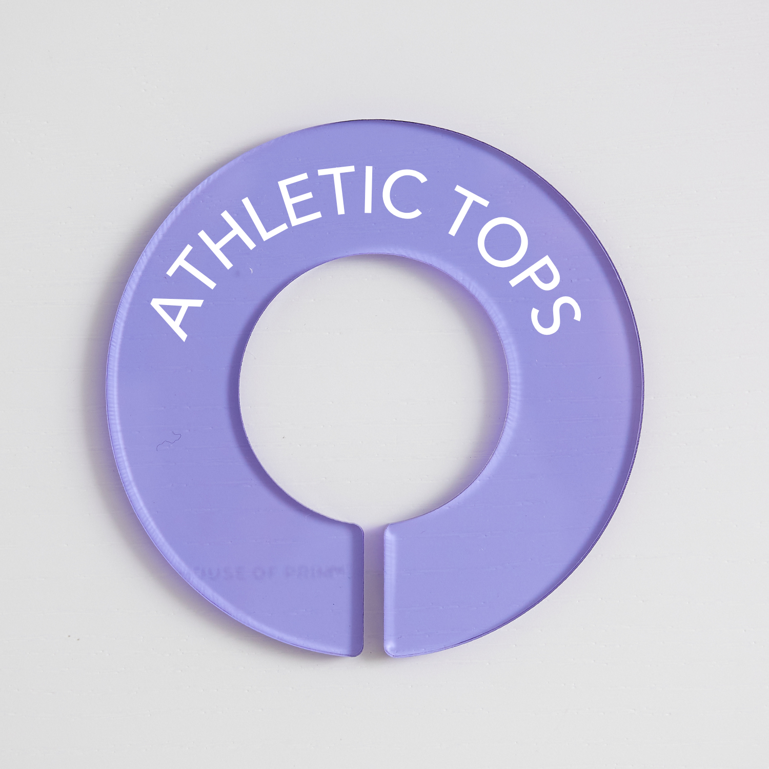 Lounge & Activewear | Circular Divider + Label