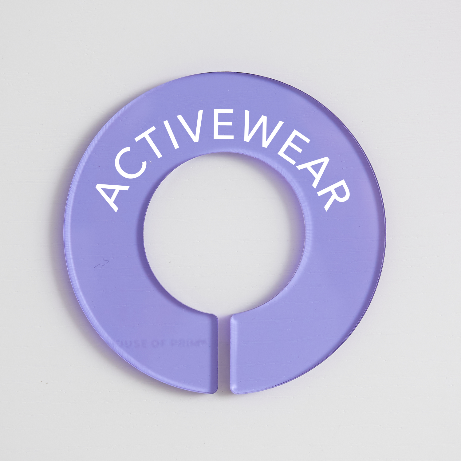 Lounge & Activewear | Circular Divider + Label