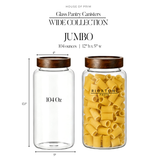 Glass Pantry Canisters | WIDE COLLECTION