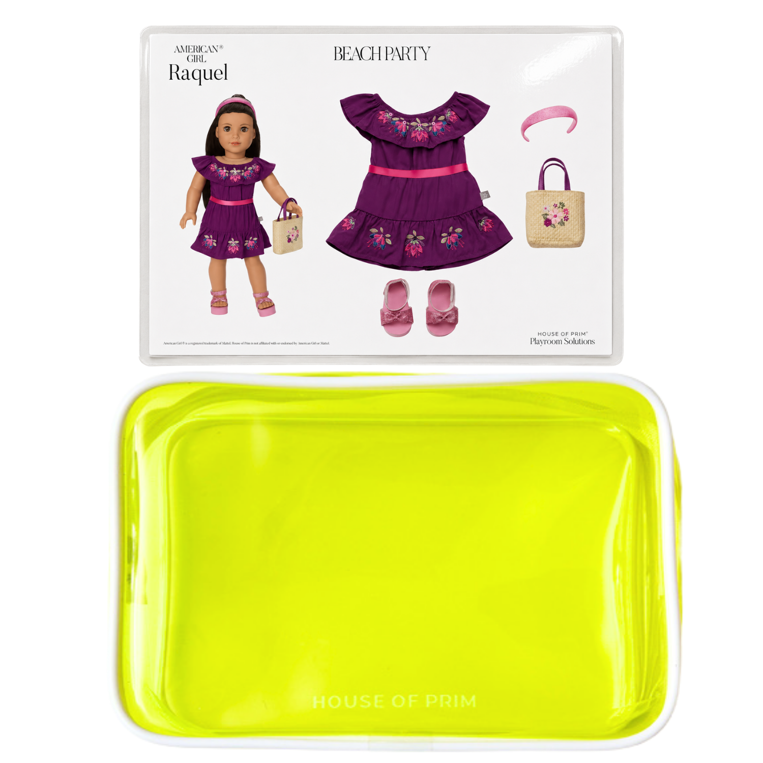 Raquel | American Girl Visual Guide + Pouches