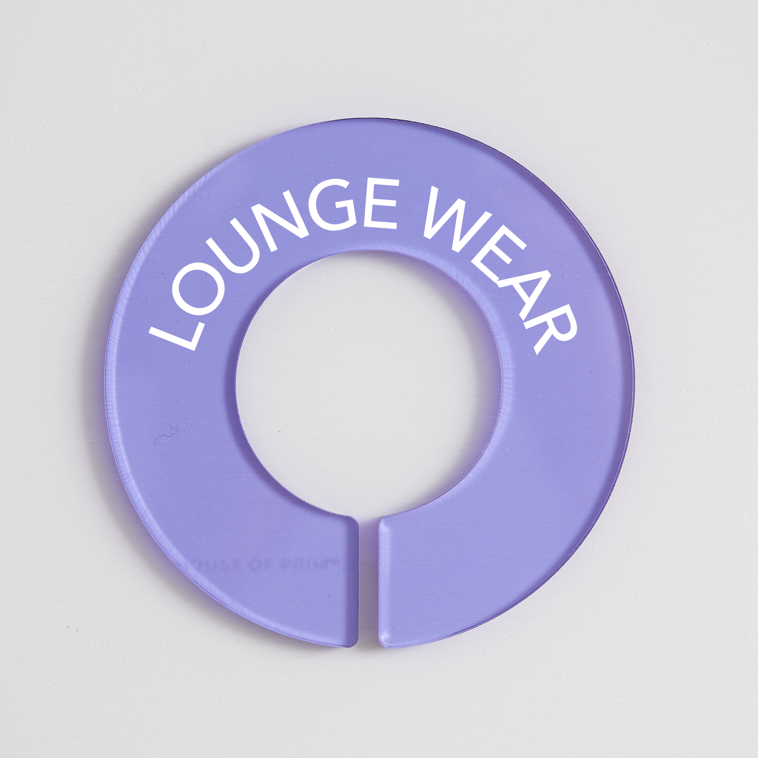 Lounge & Activewear | Circular Divider + Label