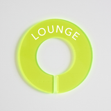 Lounge & Activewear | Circular Divider + Label