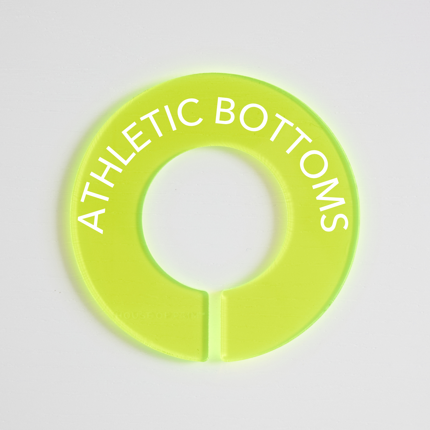 Lounge & Activewear | Circular Divider + Label
