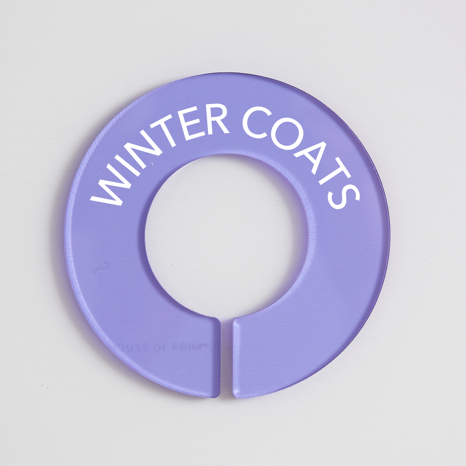 Outerwear | Circular Divider + Label