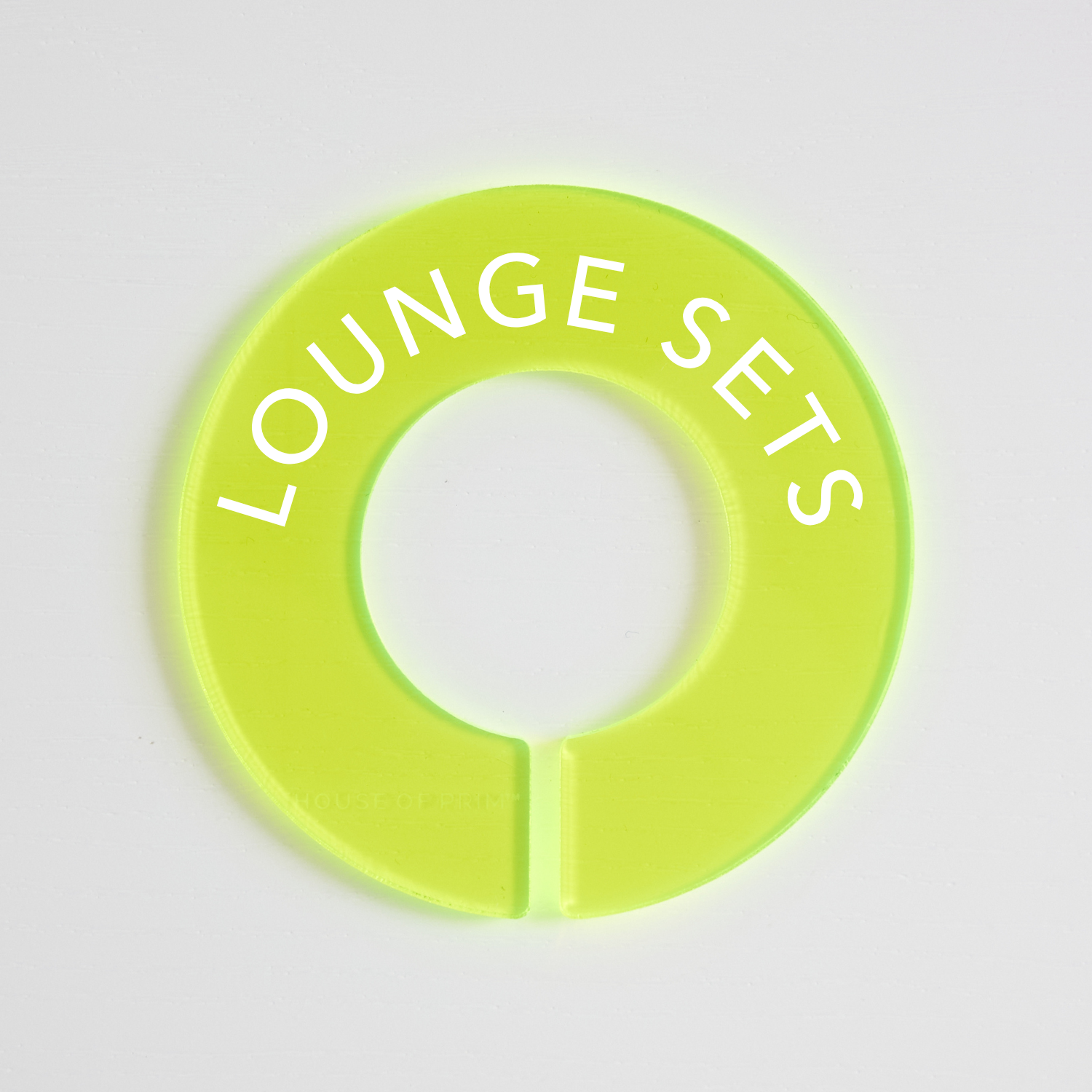 Lounge & Activewear | Circular Divider + Label