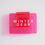 Winter Gear | Bin Clips | CLOSET LABELS