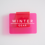 Winter Gear | Bin Clips | CLOSET LABELS