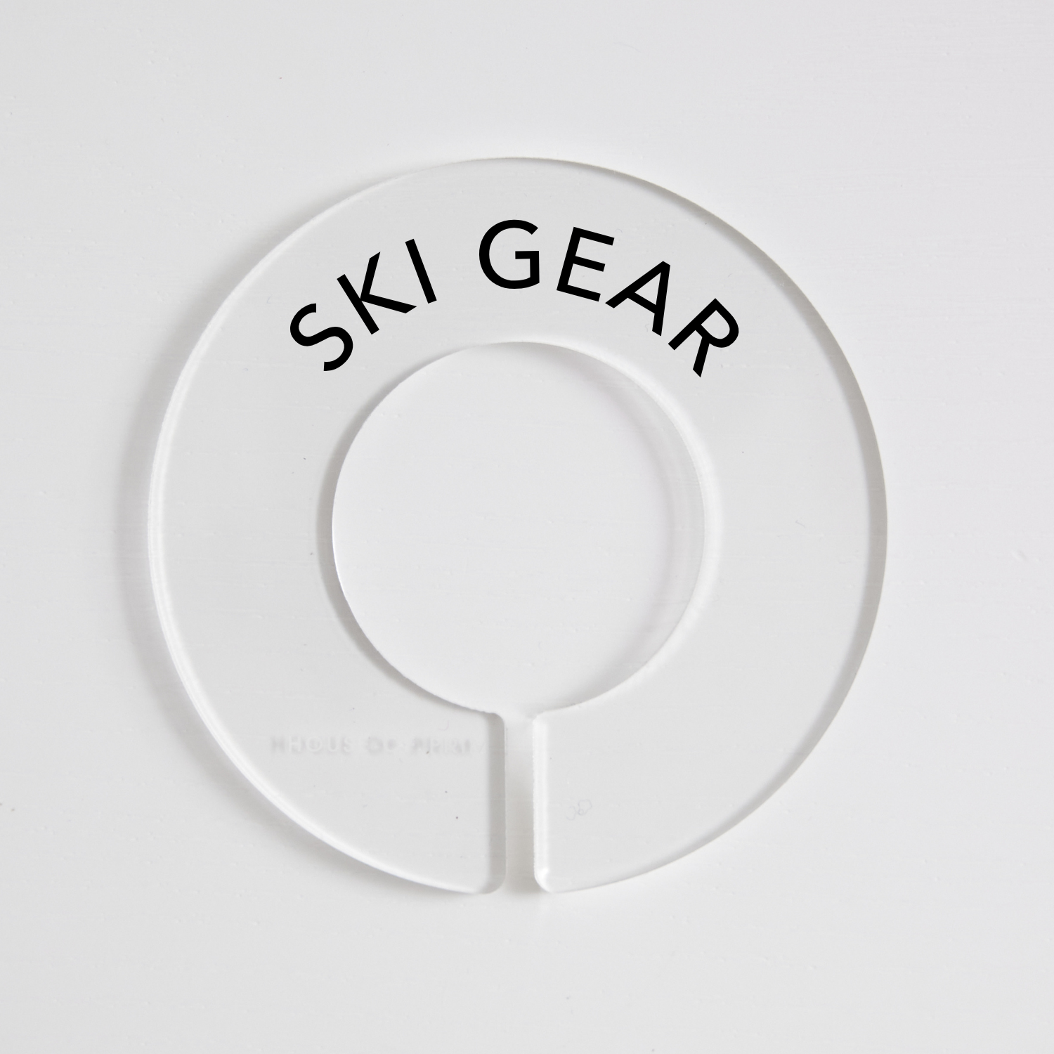 Winter & Ski | Circular Divider + Label