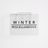 Winter Gear | Bin Clips | CLOSET LABELS