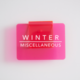 Winter Gear | Bin Clips | CLOSET LABELS