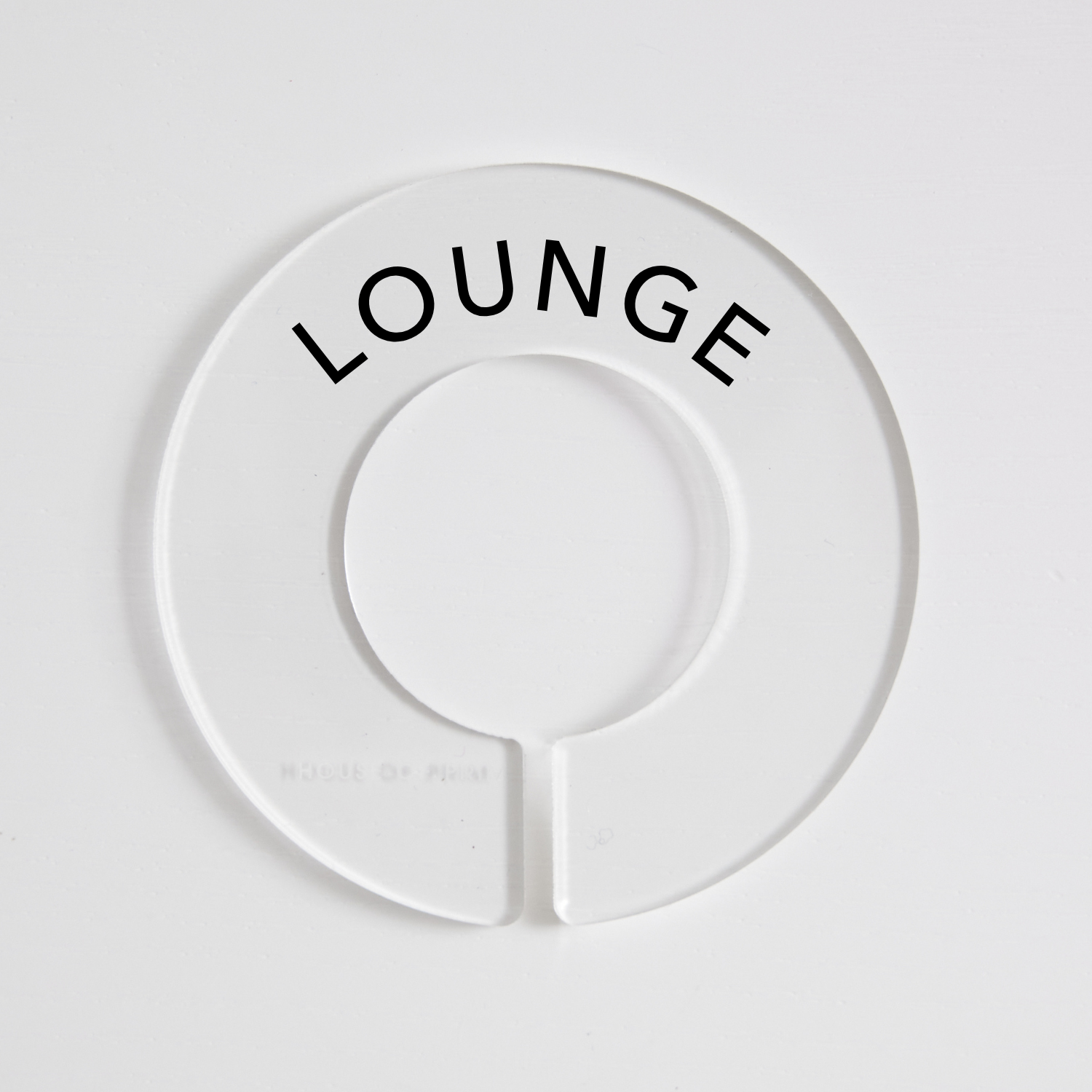 Lounge & Activewear | Circular Divider + Label