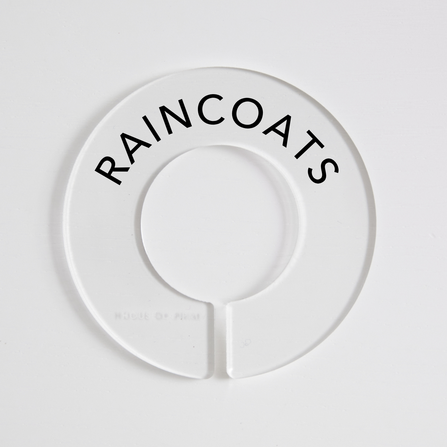 Outerwear | Circular Divider + Label
