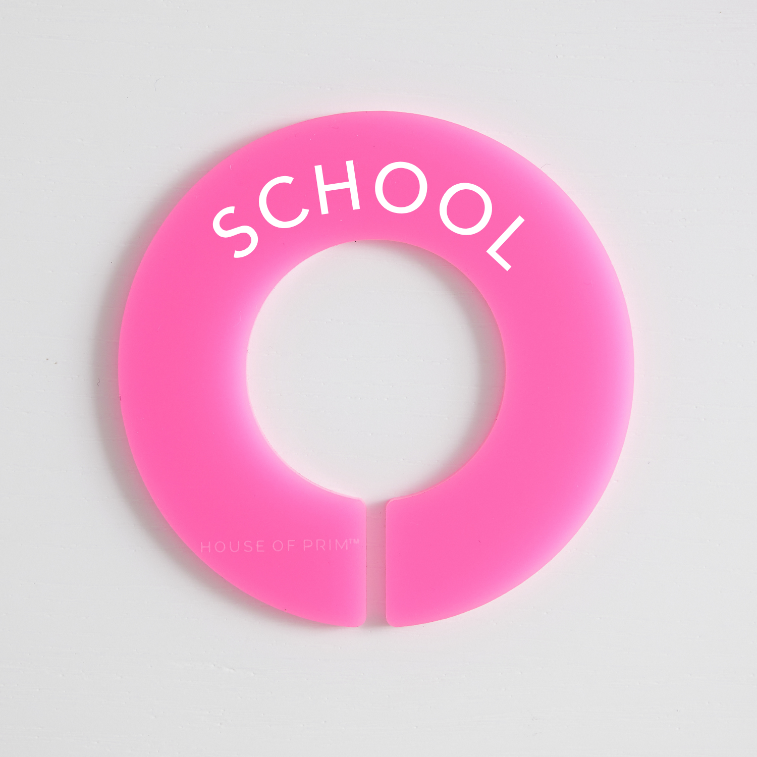 School & Workwear | Circular Divider + Label