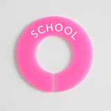 School & Workwear | Circular Divider + Label