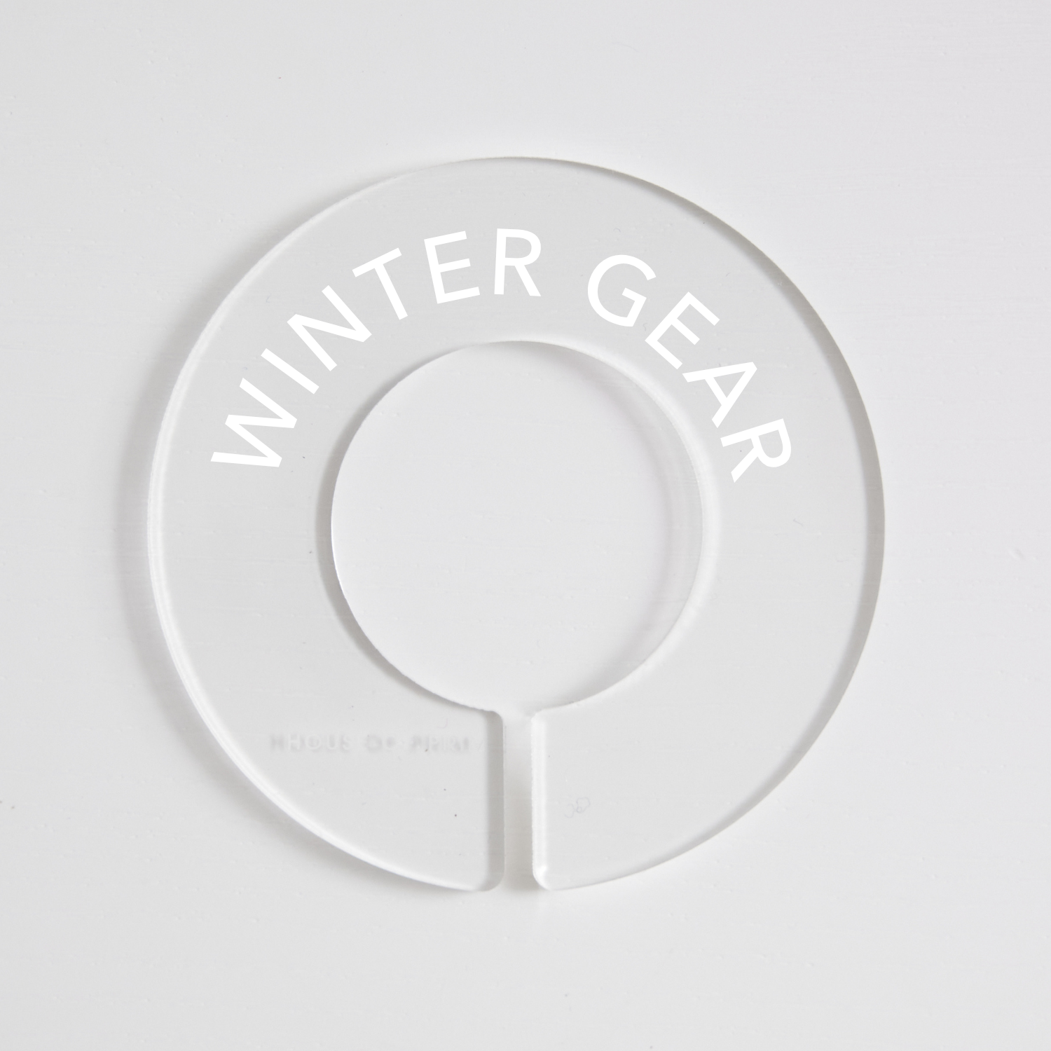Winter & Ski | Circular Divider + Label
