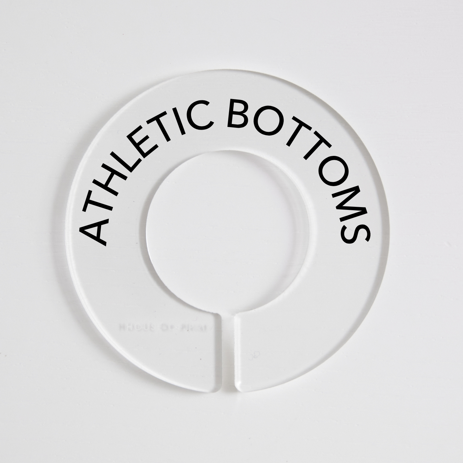 Lounge & Activewear | Circular Divider + Label