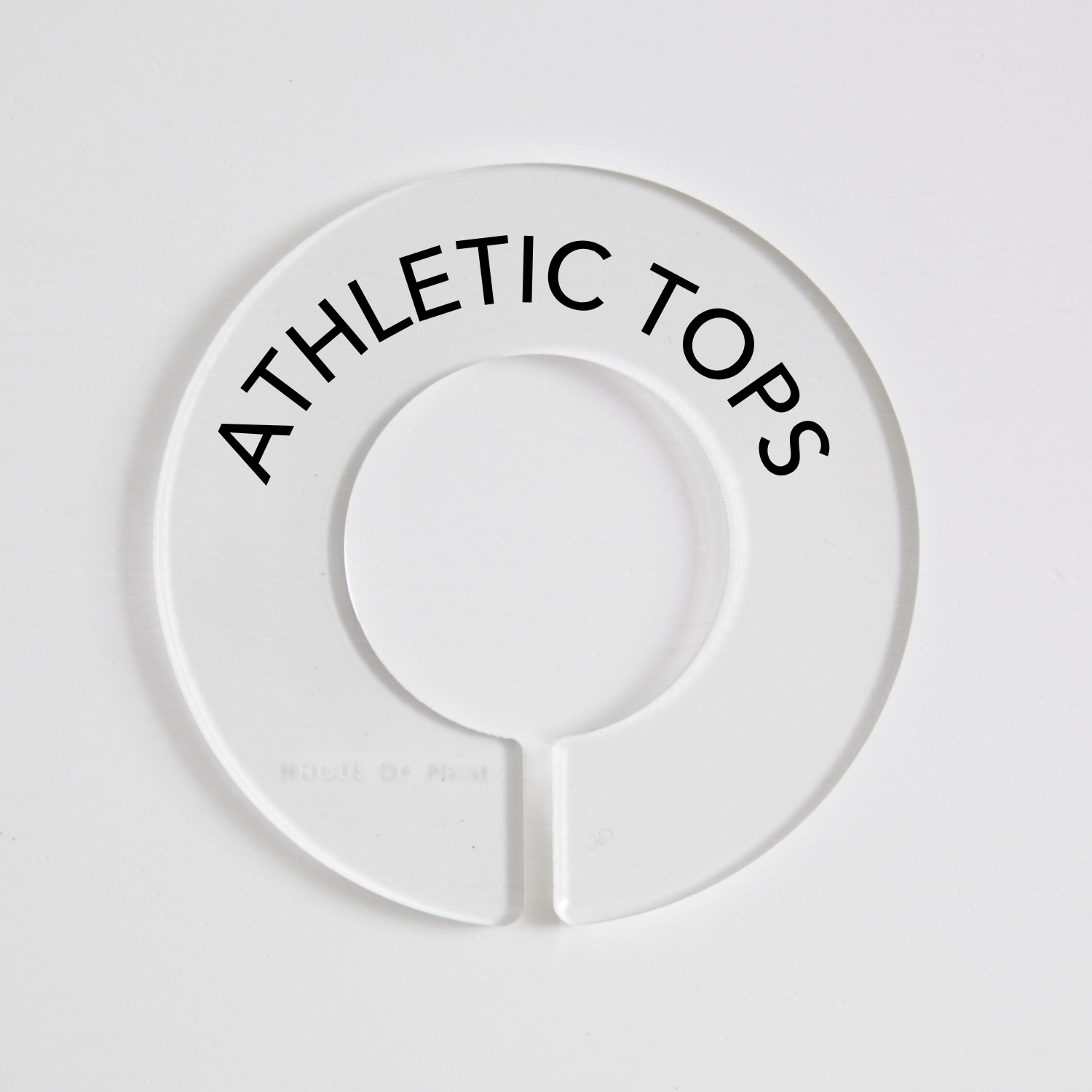 Lounge & Activewear | Circular Divider + Label