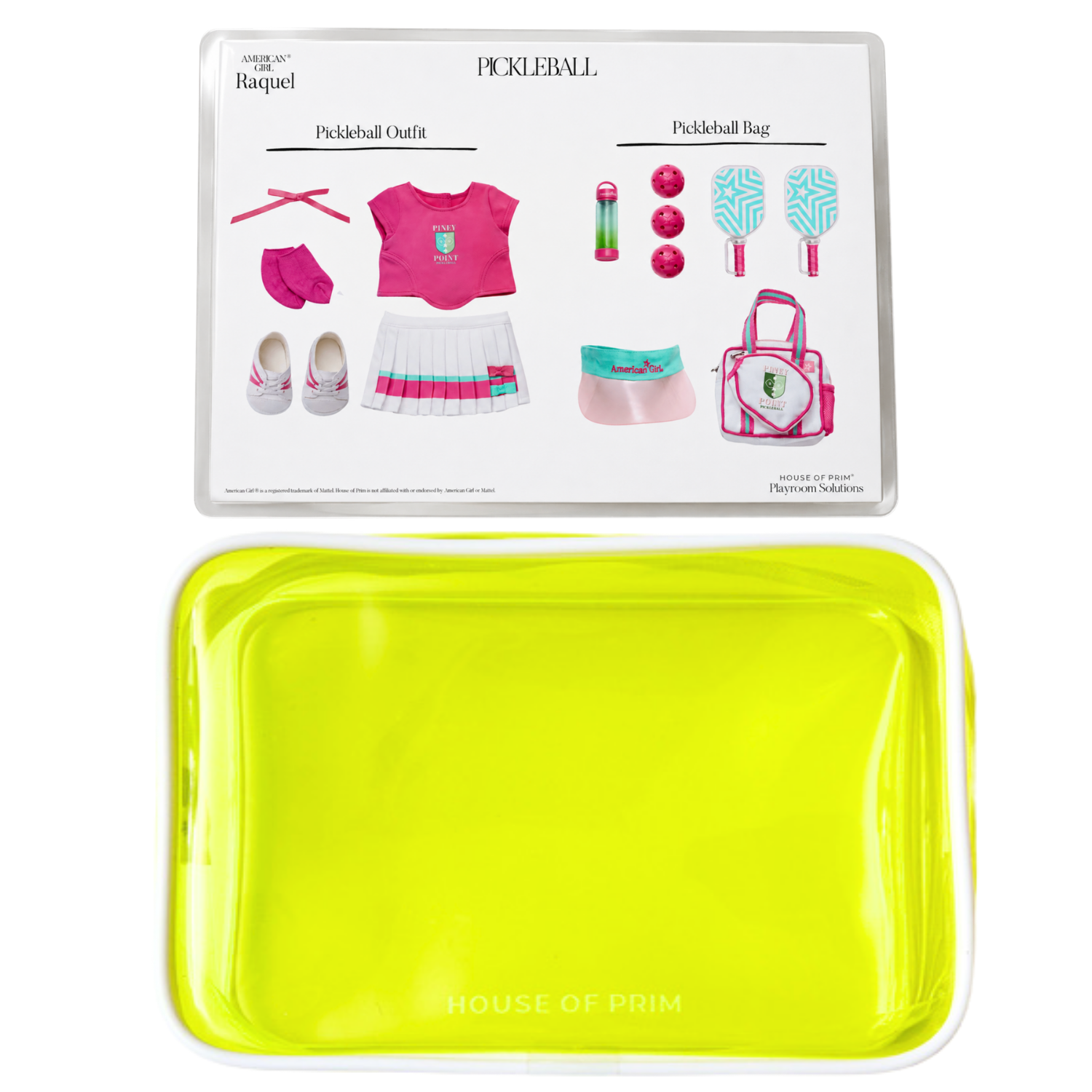 Raquel | American Girl Visual Guide + Pouches