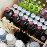 Deep Bamboo Dividers (Set of 2) — Adjustable Kitchen & Pantry Drawer Organizers