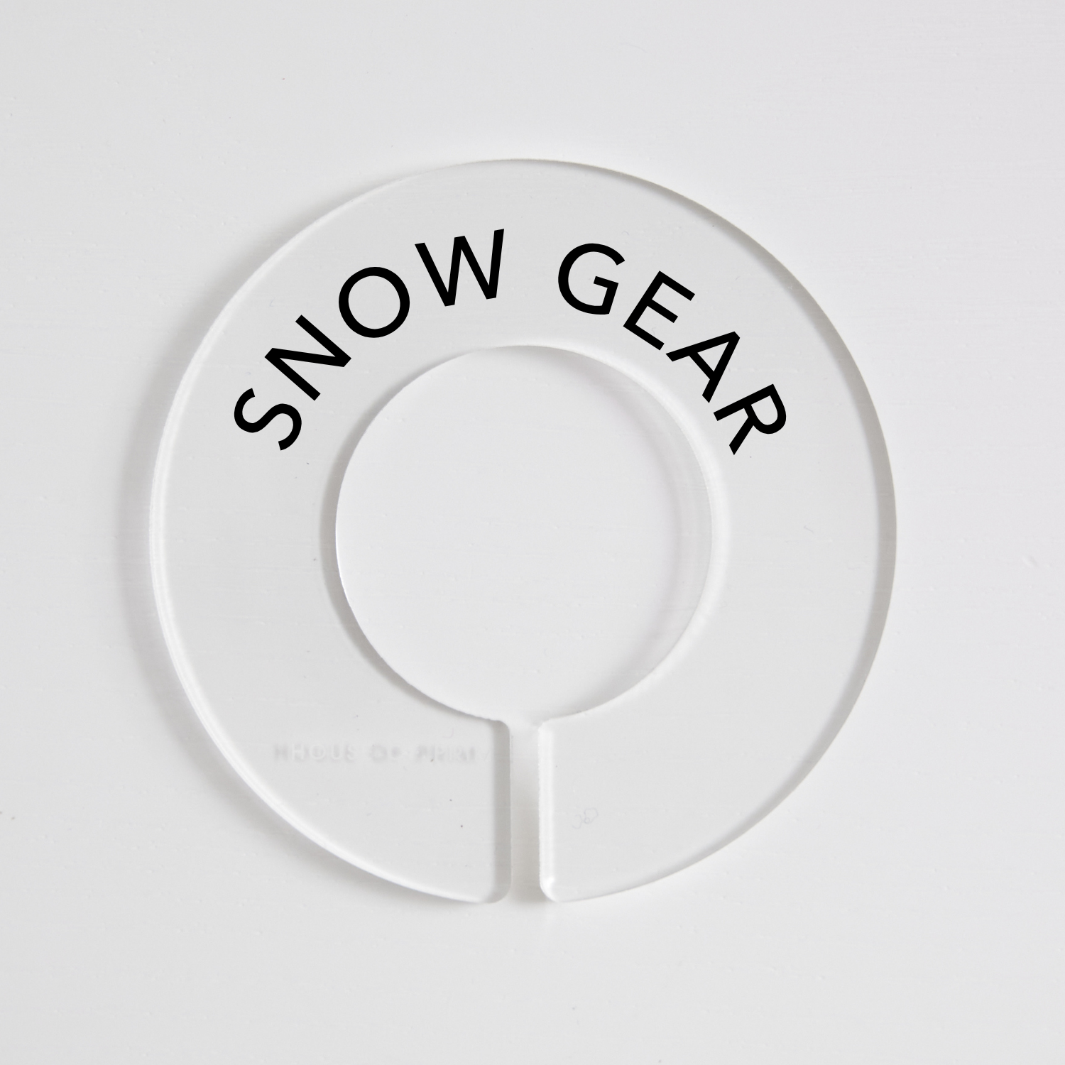 Winter & Ski | Circular Divider + Label
