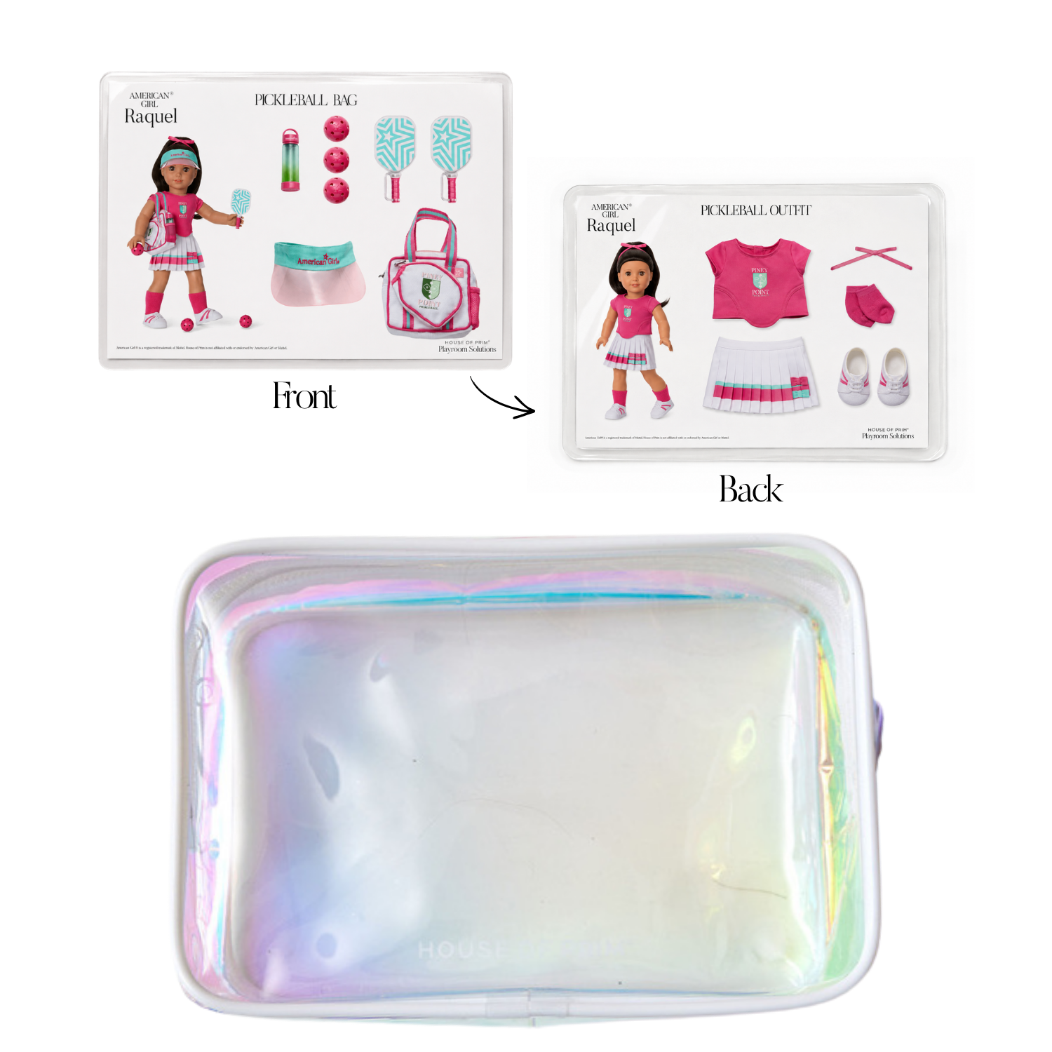 Raquel | American Girl Visual Guide + Pouches
