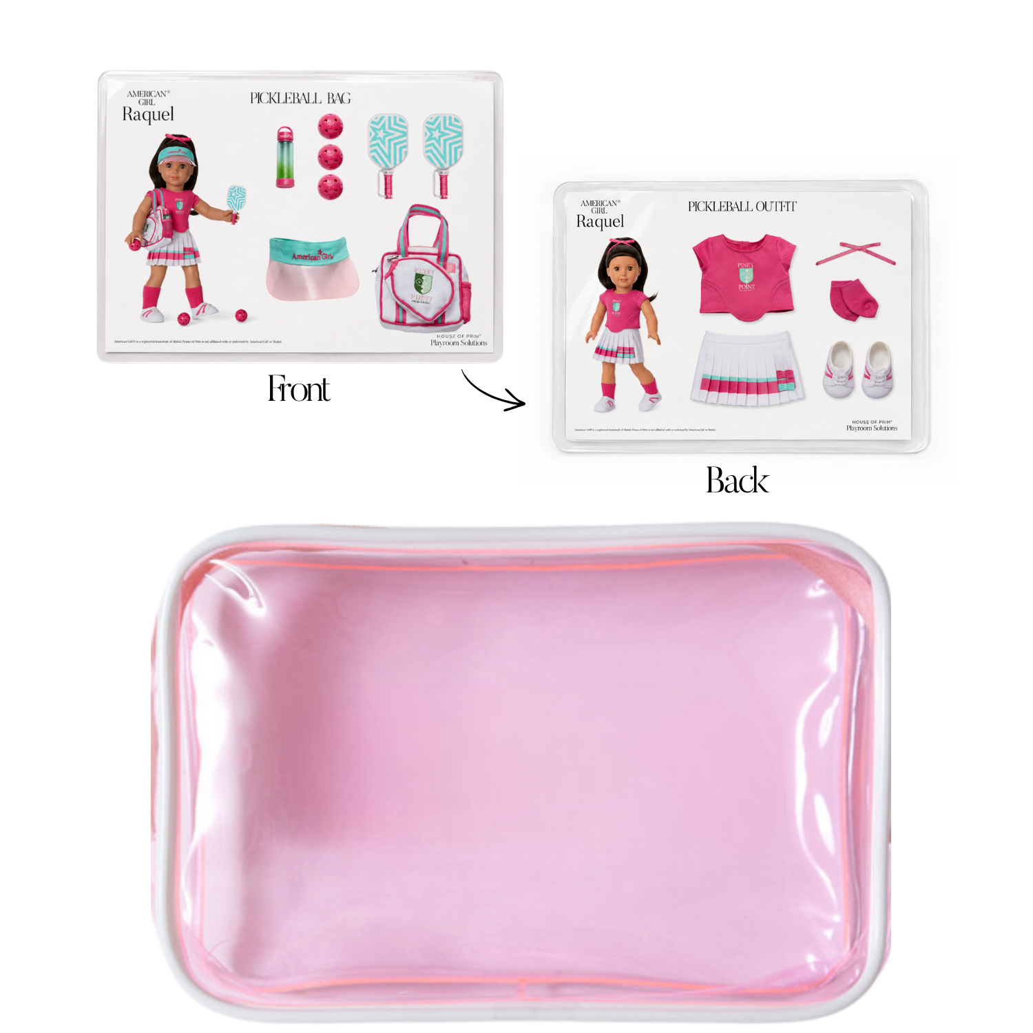 Raquel | American Girl Visual Guide + Pouches