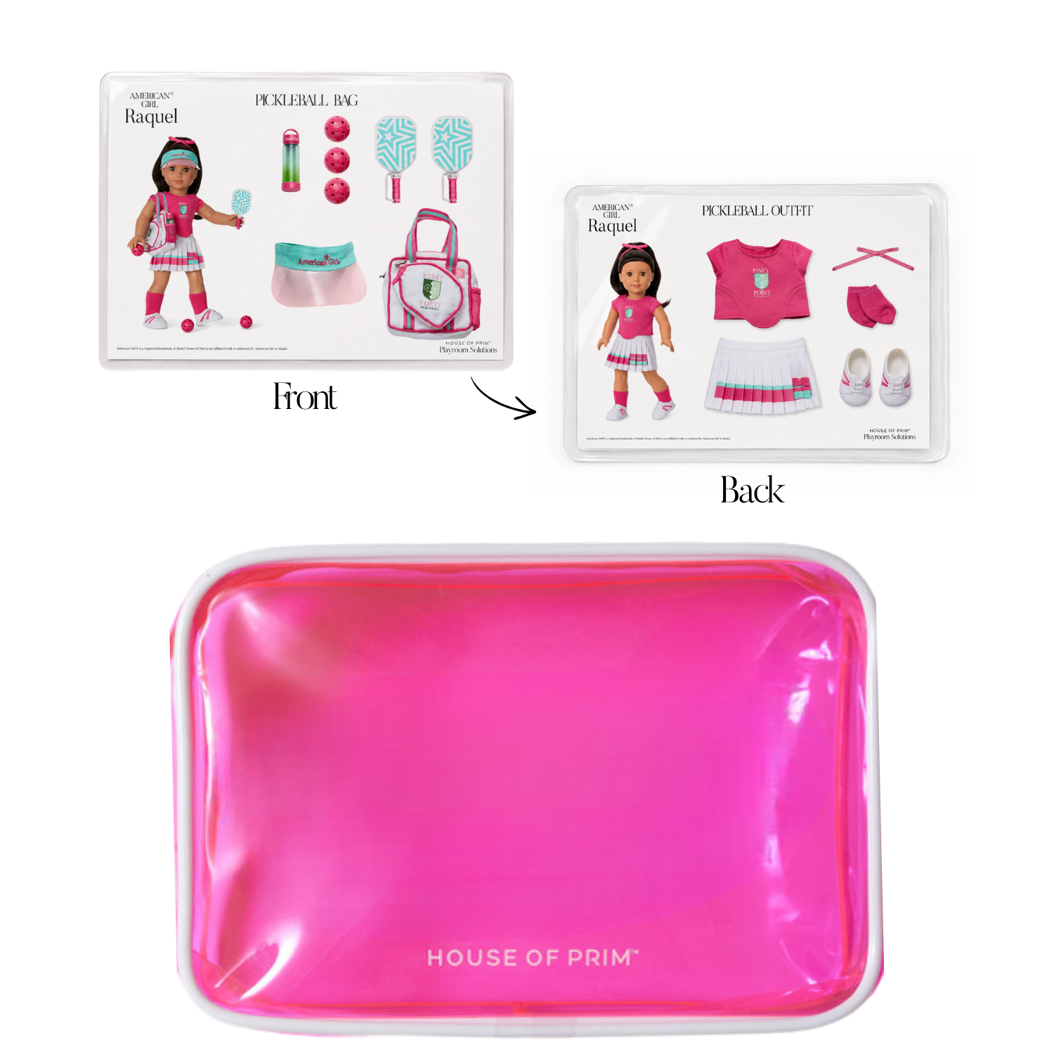 Raquel | American Girl Visual Guide + Pouches