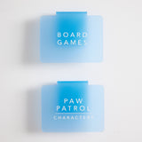 Color Acrylic Bin Clips