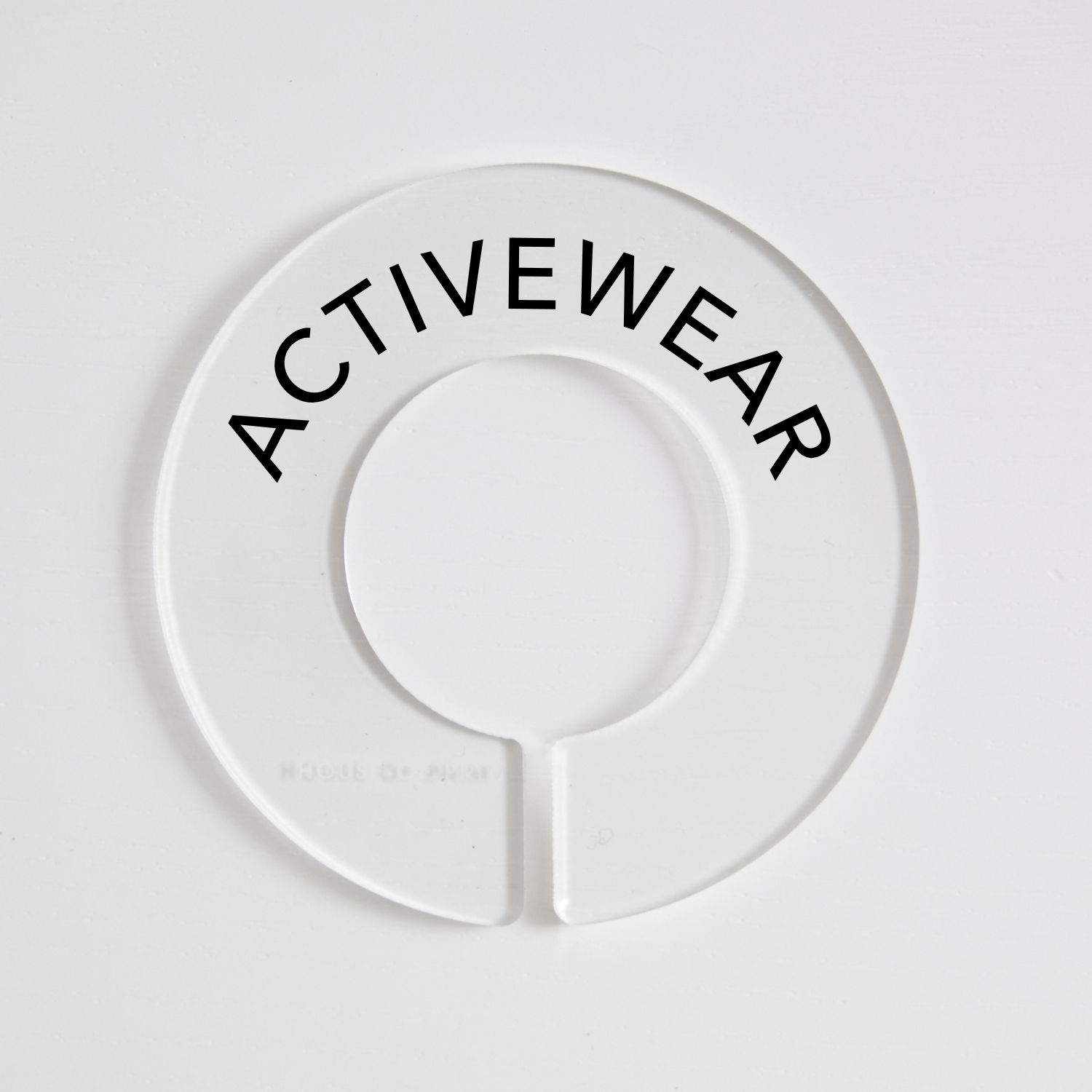Lounge & Activewear | Circular Divider + Label
