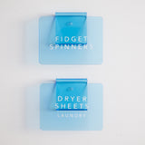 Color Acrylic Bin Clips