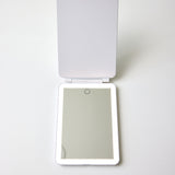 Travel Mirror in White & Blue