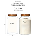 Glass Pantry Canisters | WIDE COLLECTION