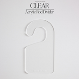 Clear Hanging Rod Divider