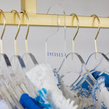 Clear Hanging Rod Divider